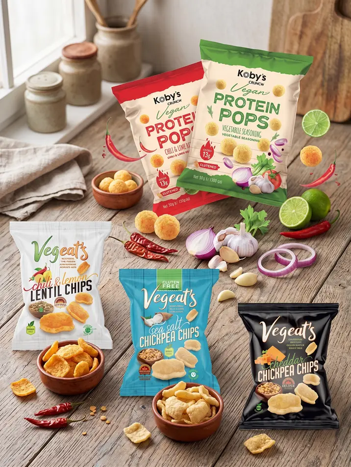 Vegeat's ve Koby's Sağlıklı Cips Çeşitleri